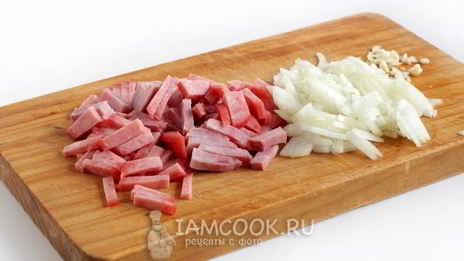 чечевичный суп с копченостями