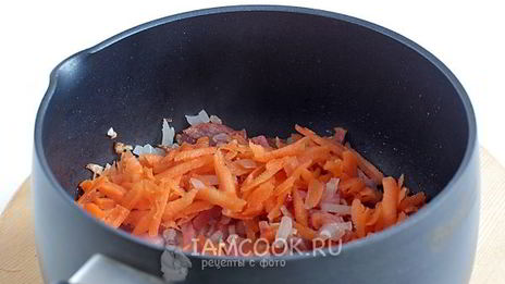 чечевичный суп с копченостями