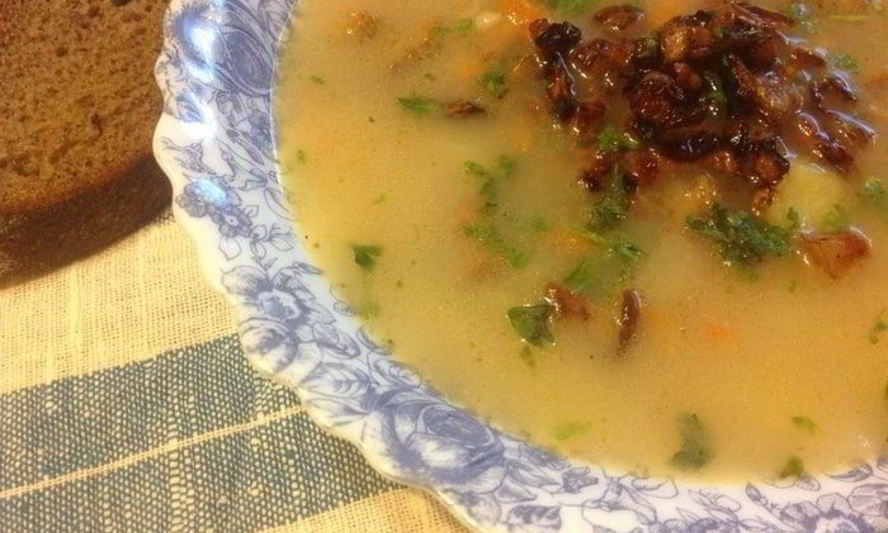 Рецепт деревенский суп с лисичками