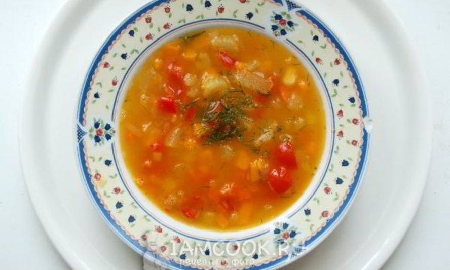 Рецепт диетический суп из тыквы