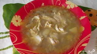 Диетический суп с курицей
