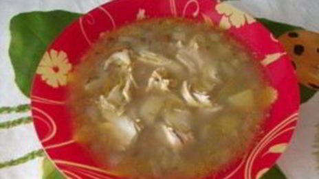 диетический суп с курицей