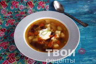 Фасолевый суп чили