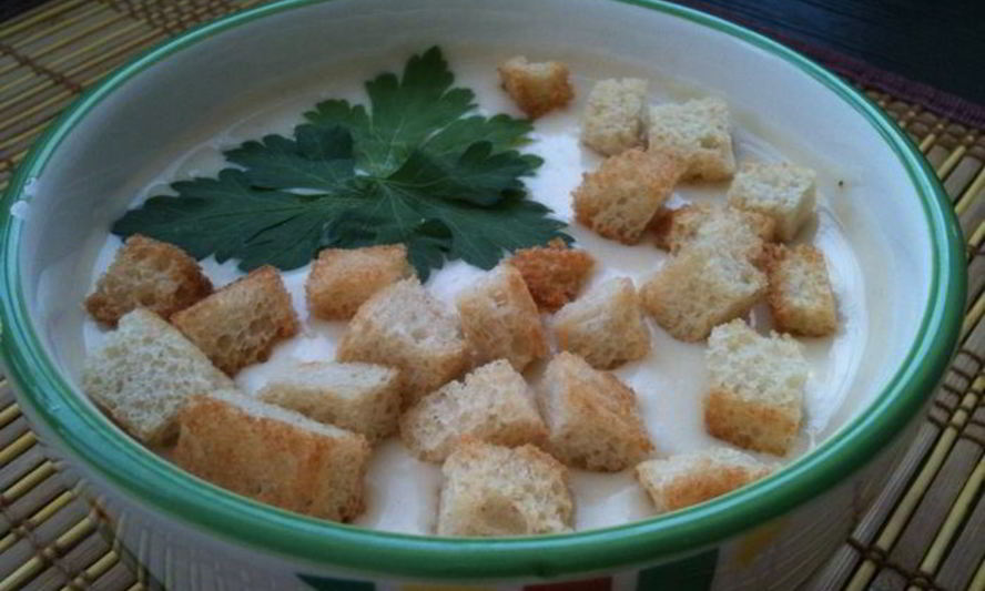 Рецепт фасолевый суп со сливочным сыром