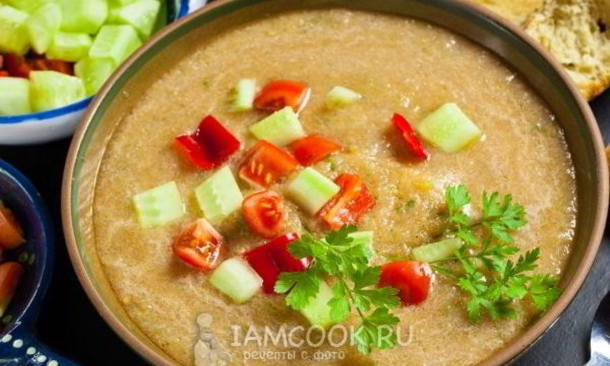 Рецепт андалузский гаспачо