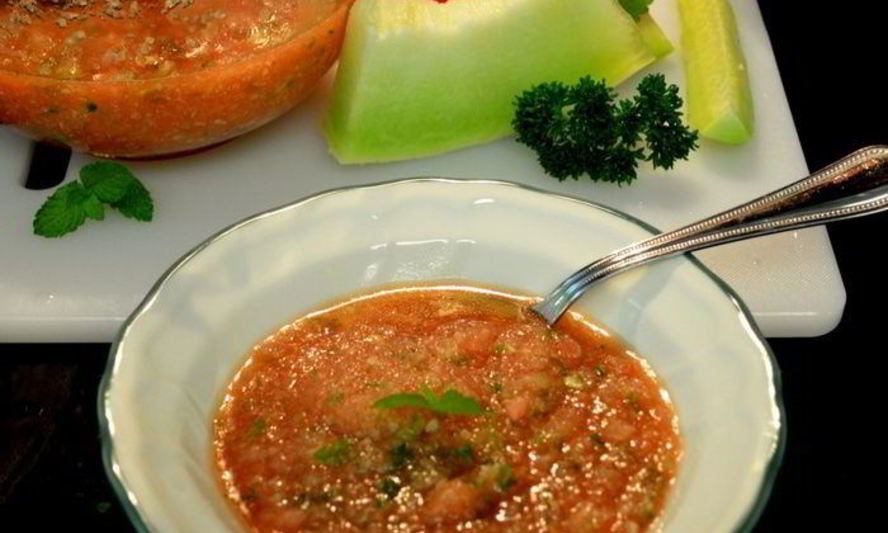 Рецепт арбузно-дынный гаспачо