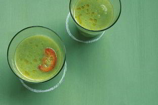 Гаспачо из лука-порея