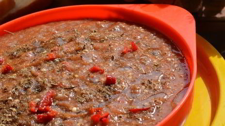 гаспачо с баклажанами