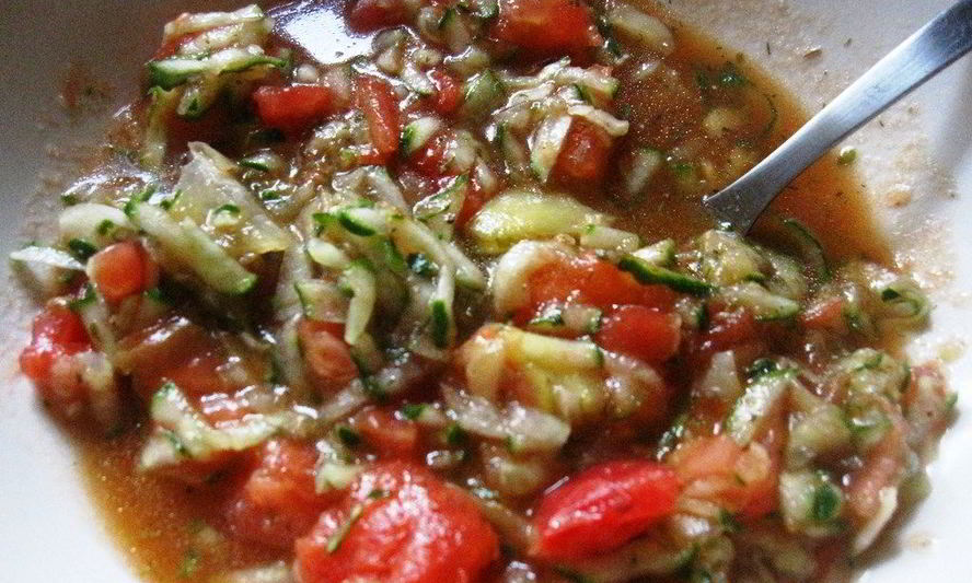 Рецепт гаспачо с газированной водой