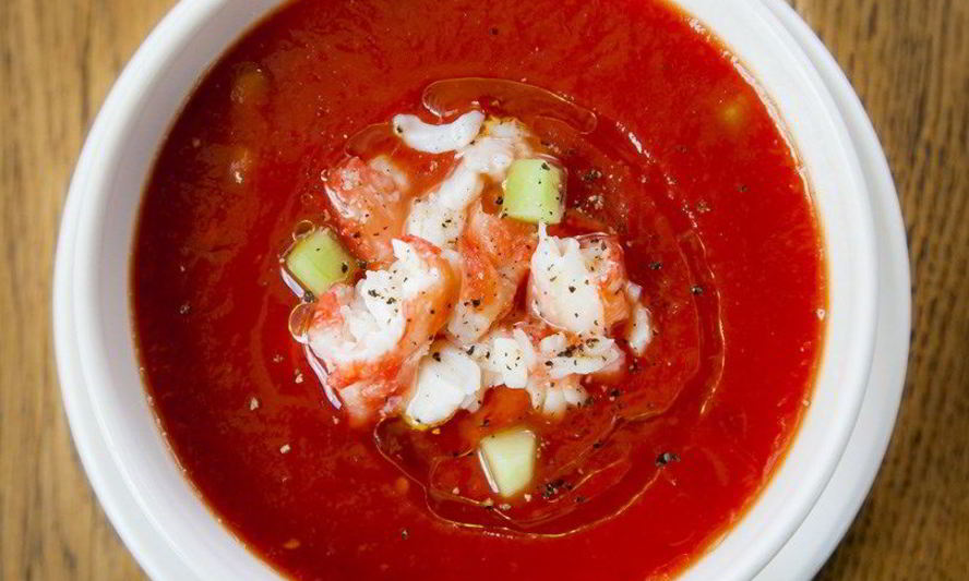 Рецепт гаспачо с камчатским крабом