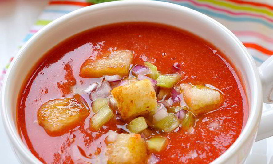 Рецепт холодный томатный суп гаспачо