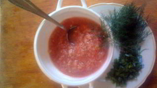 Классический томатный суп гаспачо