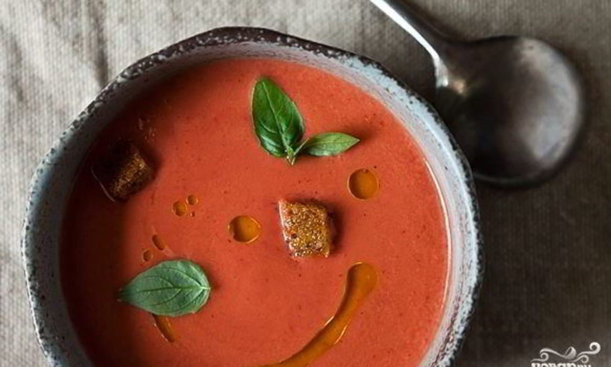 Рецепт клубничный гаспачо