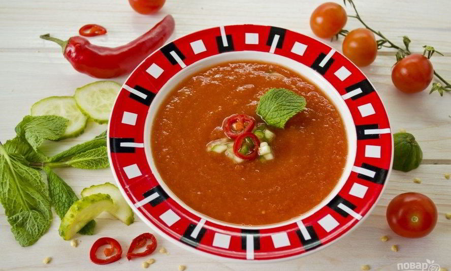 Рецепт суп гаспачо из помидоров