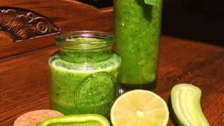 Зеленый гаспачо Дачный смузи