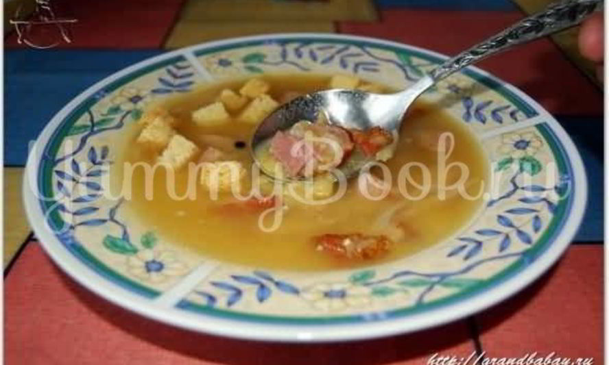 Рецепт гороховый суп без прикрас