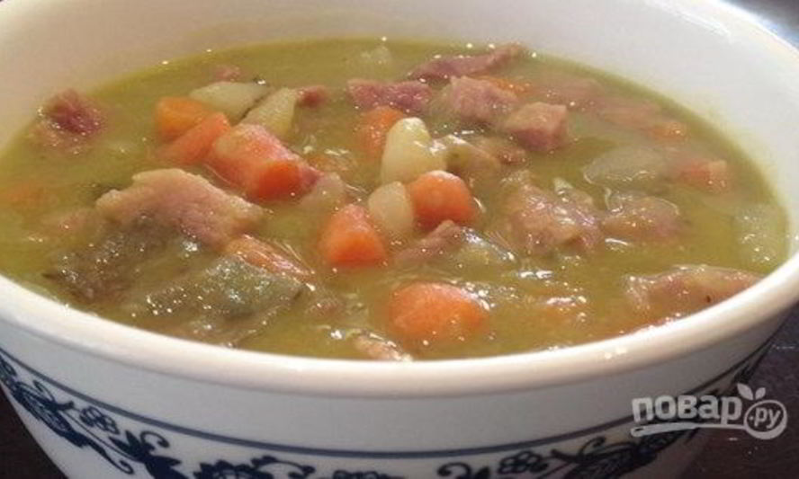 Рецепт гороховый суп простой