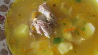 Гороховый суп с бараниной