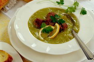 Гороховый суп с фрикадельками