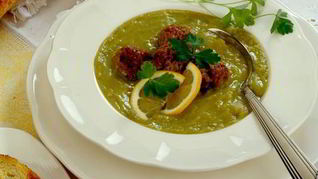 Гороховый суп с фрикадельками