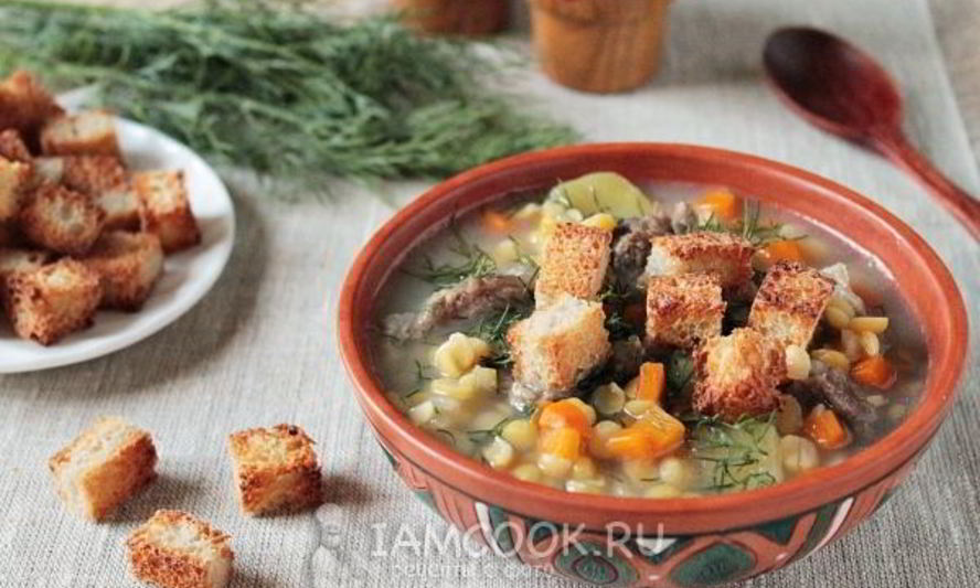 Рецепт гороховый суп с говядиной в мультиварке