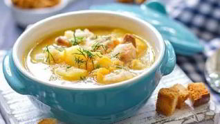 Гороховый суп с грудинкой