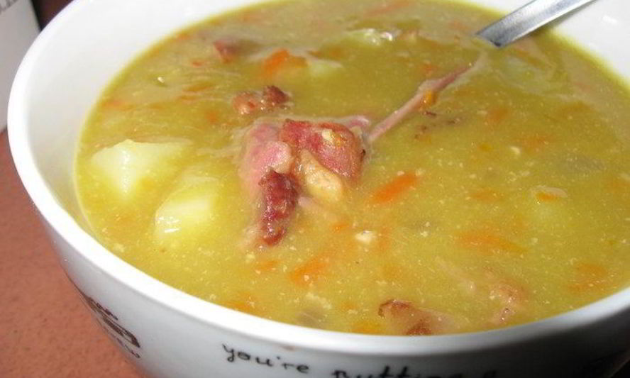 Рецепт гороховый суп с копченой грудинкой
