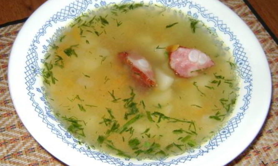Рецепт гороховый суп с копчеными ребрышками в мультиварке