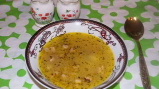 Гороховый суп с салом