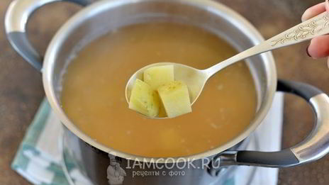 гороховый суп со свиными ребрышками