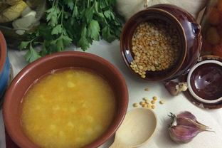 Густой постный гороховый суп