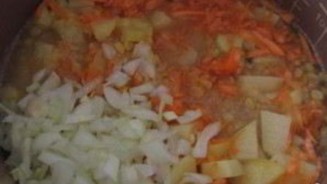 постный гороховый суп в мультиварке