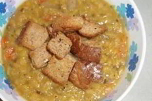 Постный гороховый суп