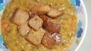 Постный гороховый суп