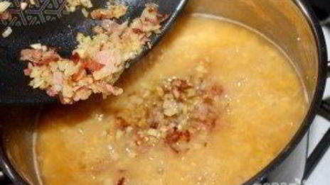 суп гороховый с копченостями