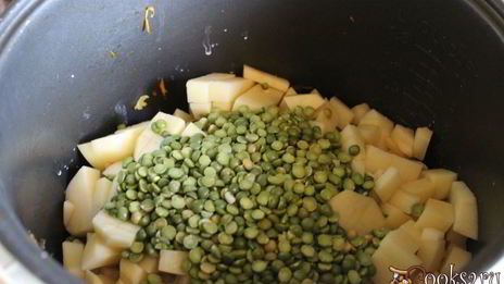 суп из зеленого гороха в мультиварке