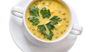 Вегетарианский суп с горохом