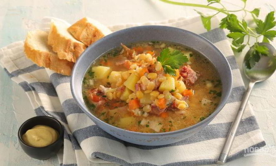 Рецепт вкусный гороховый суп