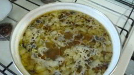 грибной суп с картофелем