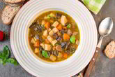 Грибной суп с корнеплодами