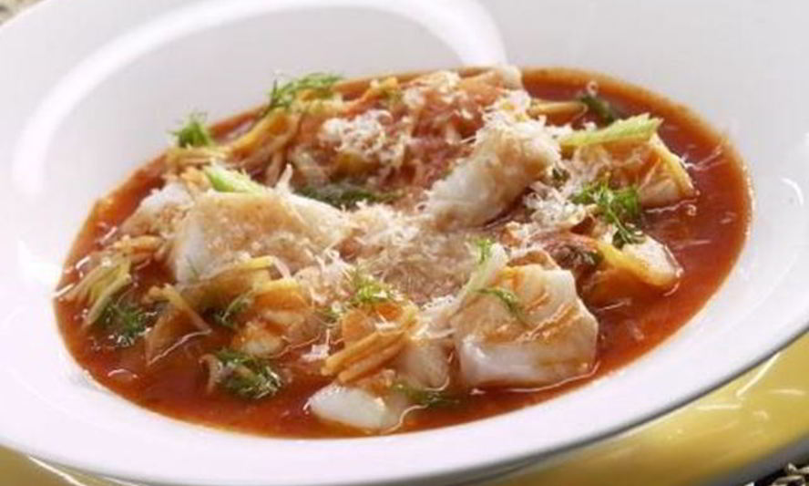 Рецепт итальянский суп с фенхелем и рыбой