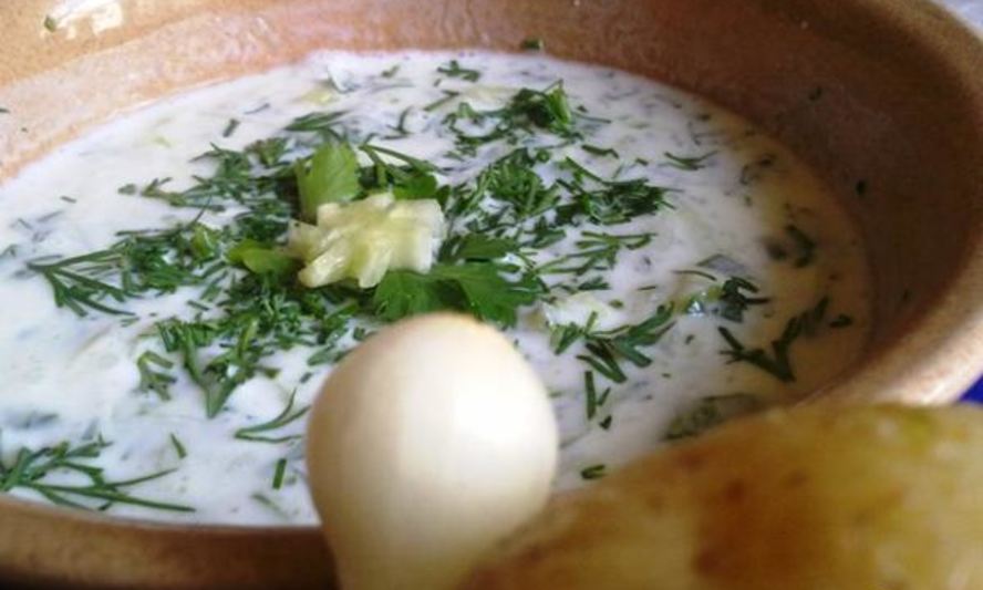 Рецепт холодник из кефира по-белорусски