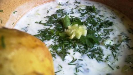 холодник из кефира по-белорусски