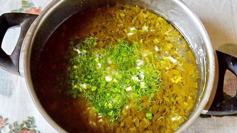 холодник из щавеля на кефире