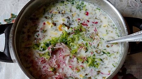 холодник из щавеля на кефире