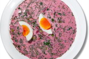 Холодник на свекольном квасе