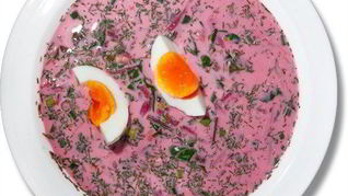 Холодник на свекольном квасе