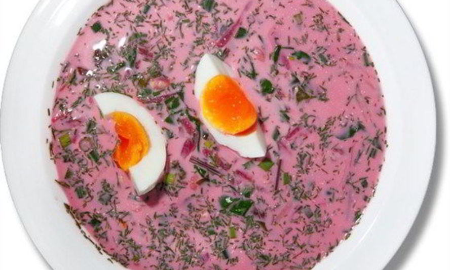 Рецепт холодник на свекольном квасе