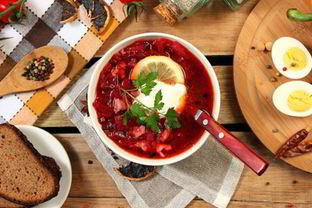 Холодник с курицей