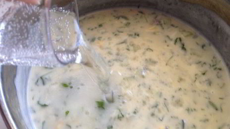 холодный йогуртовый суп